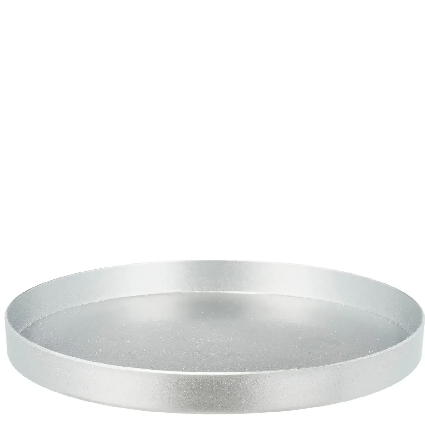 Dienblad Mila - Gerecycled Plastic - Zilver - D 32cm