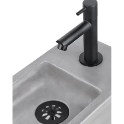 Differnz Afvoerplug Mix & Match Clic-clac - Messing - Zonder overloop - Zwart mat - 64mm