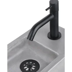 Differnz Afvoerplug Mix & Match Clic-clac - Messing - Zonder overloop - Zwart mat - 64mm