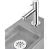 Differnz Afvoerplug Mix & Match Free-flow - Messing - Zonder overloop - Chroom - 65mm