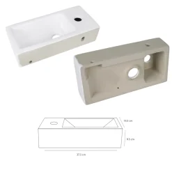 Differnz Helios Fonteinset Keramiek 37 -5x18.5x9 -5cm