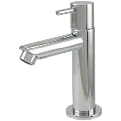 Differnz Ovale Fonteinset – Ovaal – 38x24x7 Cm – Keramiek Wit – Chromen Kraan