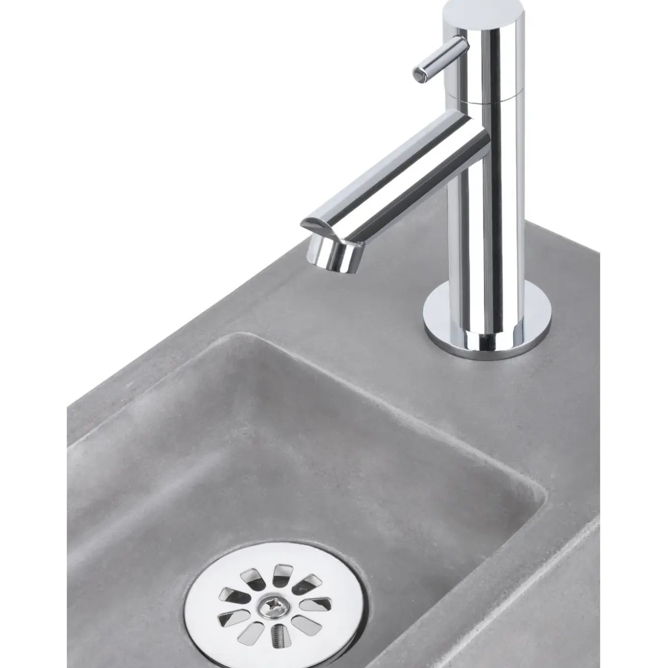 Differnz Toiletkraan Mix & Match - Chroom - 42cm