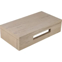 Differnz wastafelblad hout 40x25x10cm eiken