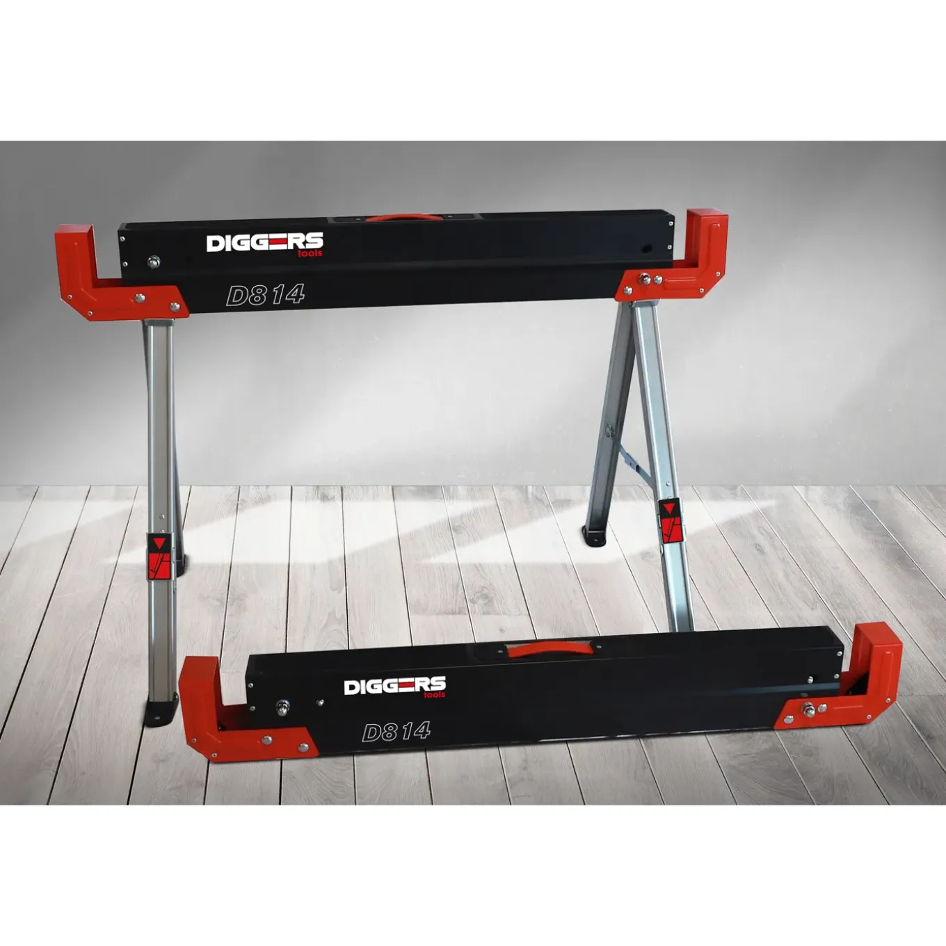 Diggers stalen schraag 500kg