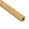 D-Line kabelgoot zelfklevend kwartrond 22x22mm 2m premium hout optiek