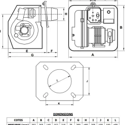 DOMUSA - Stookolieketel - Therma He-pack - Wit - 1365x550x650mm - 28kw - Boiler 85l