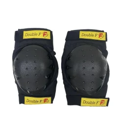 Double F Kniebeschermers Zwart Maat S