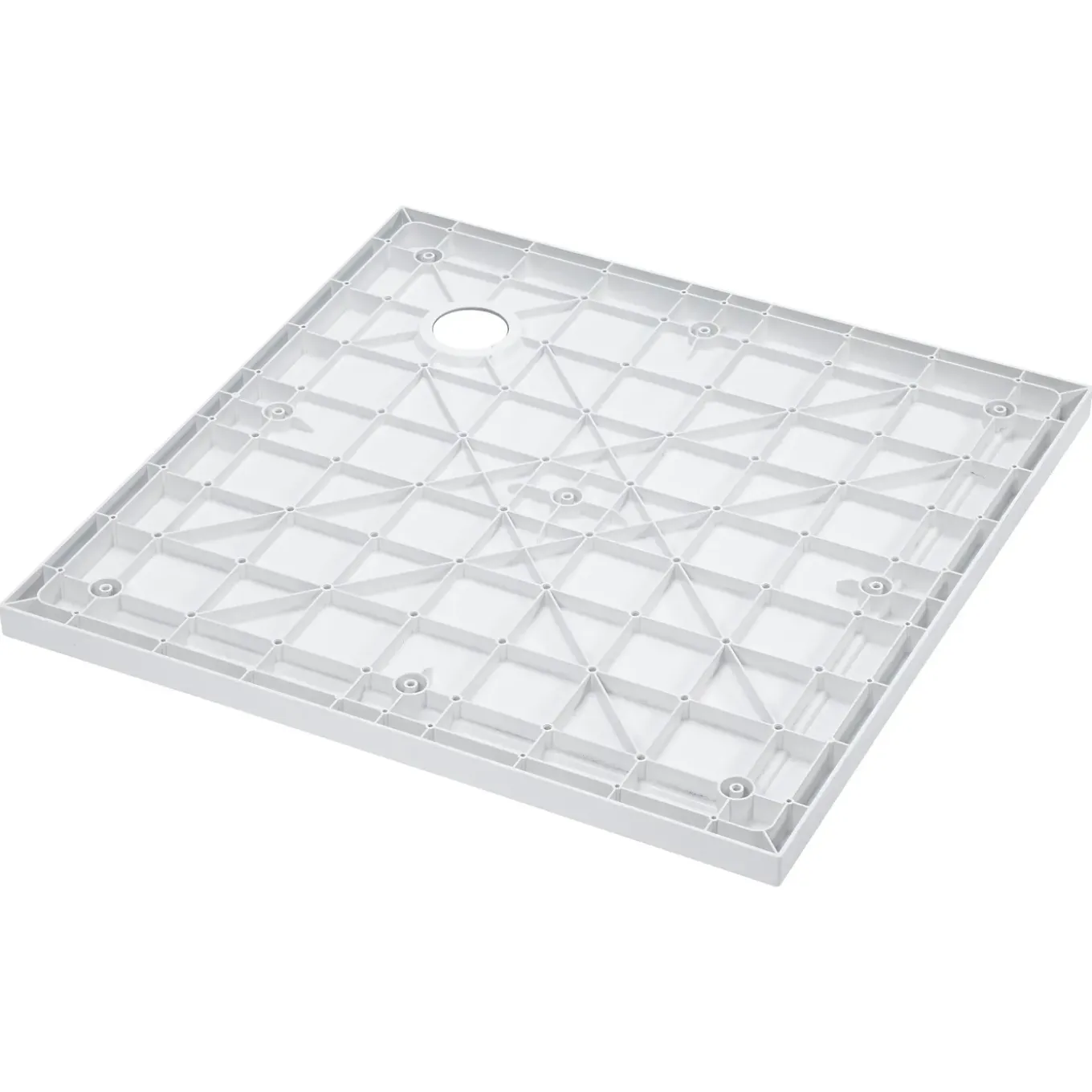 Douchebak - Belice 90 x 90 CM - Composiet - Wit