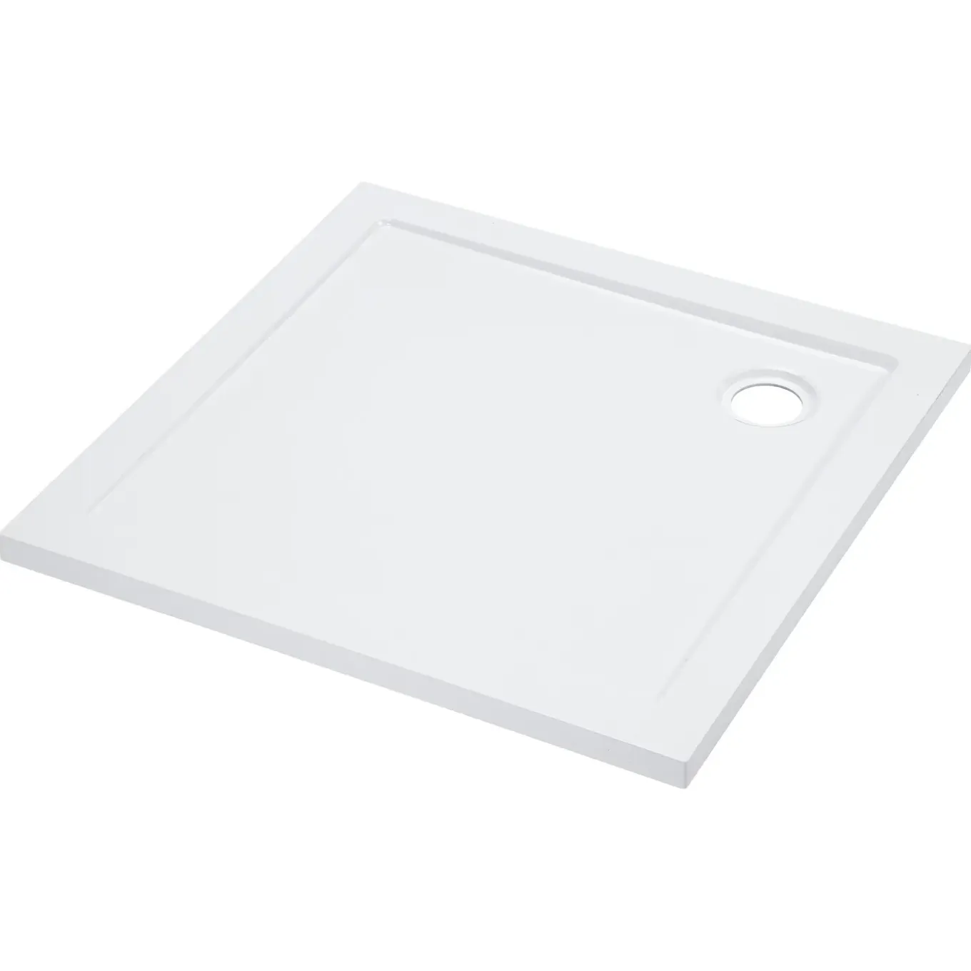 Douchebak - Belice 90 x 90 CM - Composiet - Wit