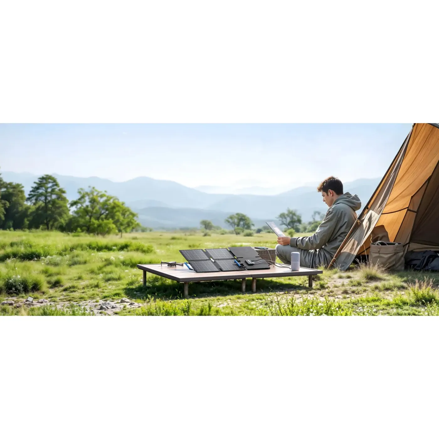BLUETTI Draagbaar Zonnepaneel Pv60, 60 W - Voor Premium 30 V2/ac50p/ac2p Ac70p