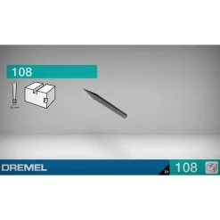 Dremel cylindrische graveerstift 108