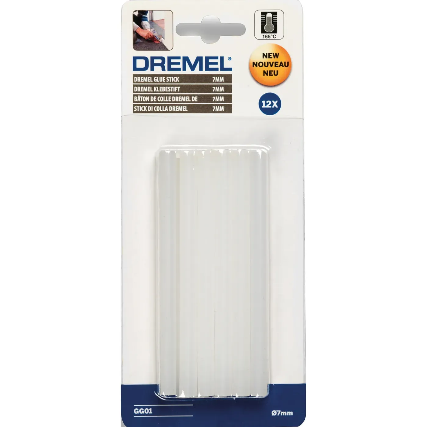 Dremel GG01 Lijm Hoge Temperatuur - Transparant - 130g