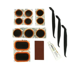Dresco bandenplakker voor fiets – 17 stuks