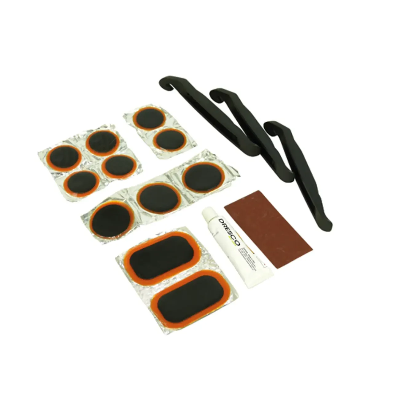 Dresco bandenplakker voor fiets – 17 stuks