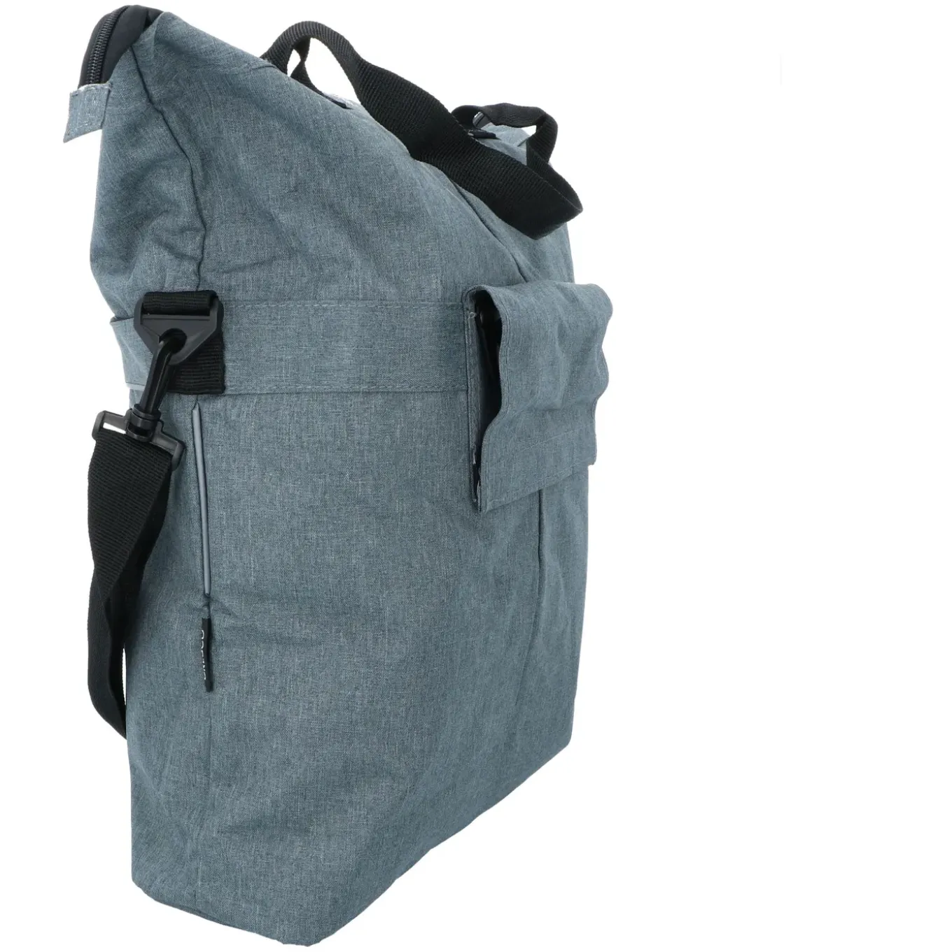 Dresco enkele fietstas grijs 18 liter