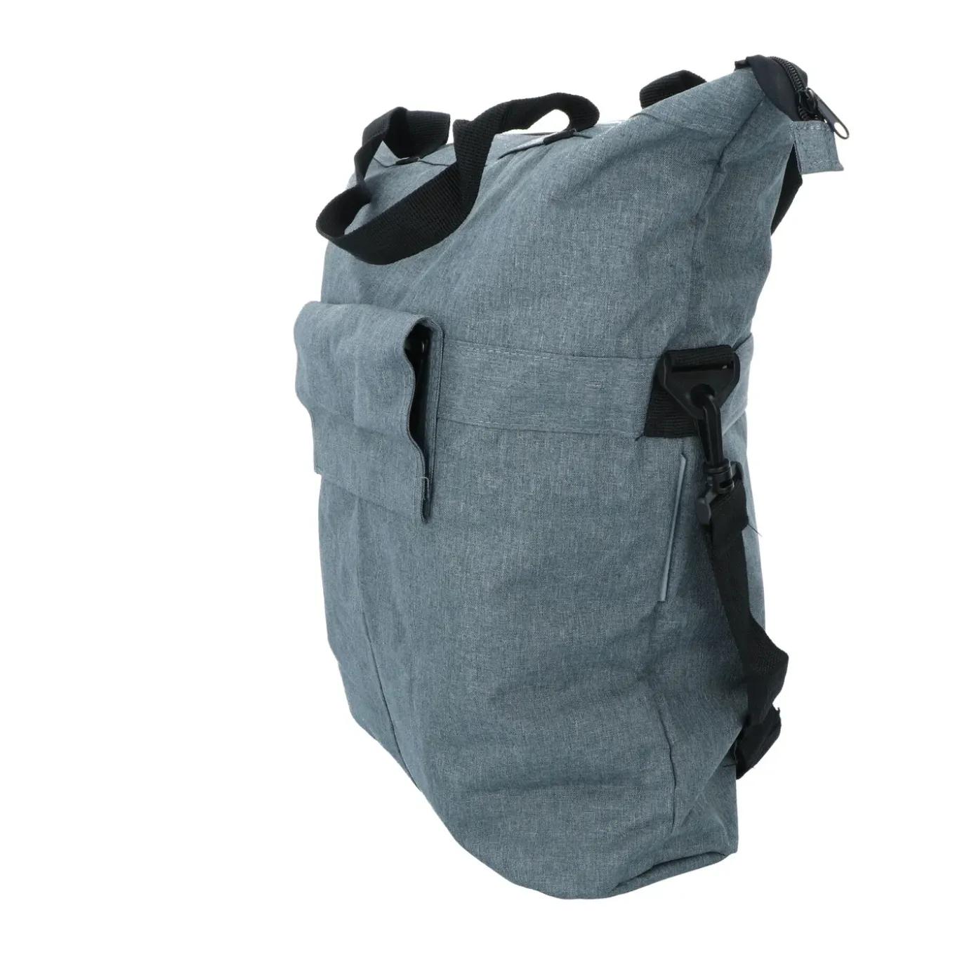 Dresco enkele fietstas grijs 18 liter
