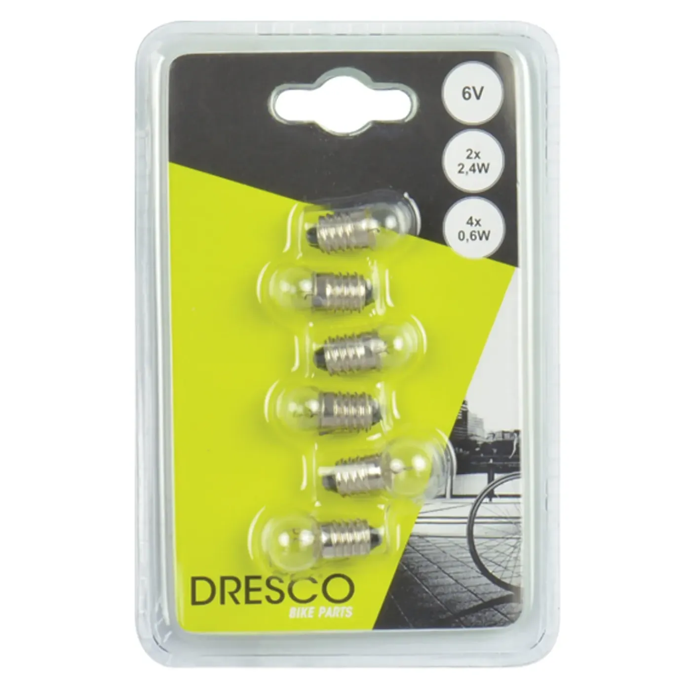 Dresco fietslampjesset voor en achter