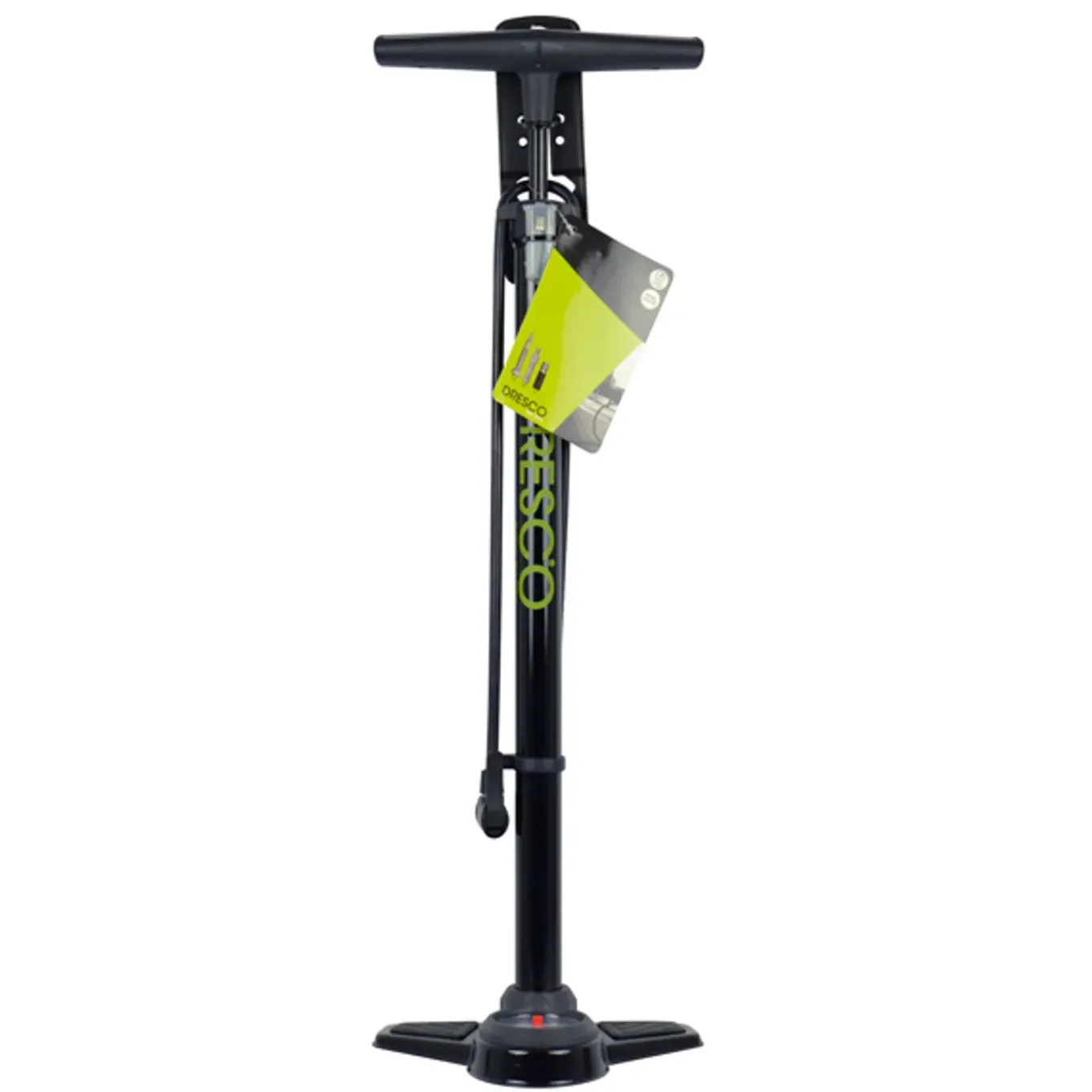 Dresco fietspomp met manometer Pro