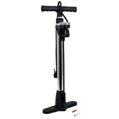 Dresco fietspomp met manometer 52cm