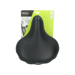 Dresco fietszadel Urban XL zwart