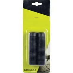 Dresco handgrepen zwart 2 stuks