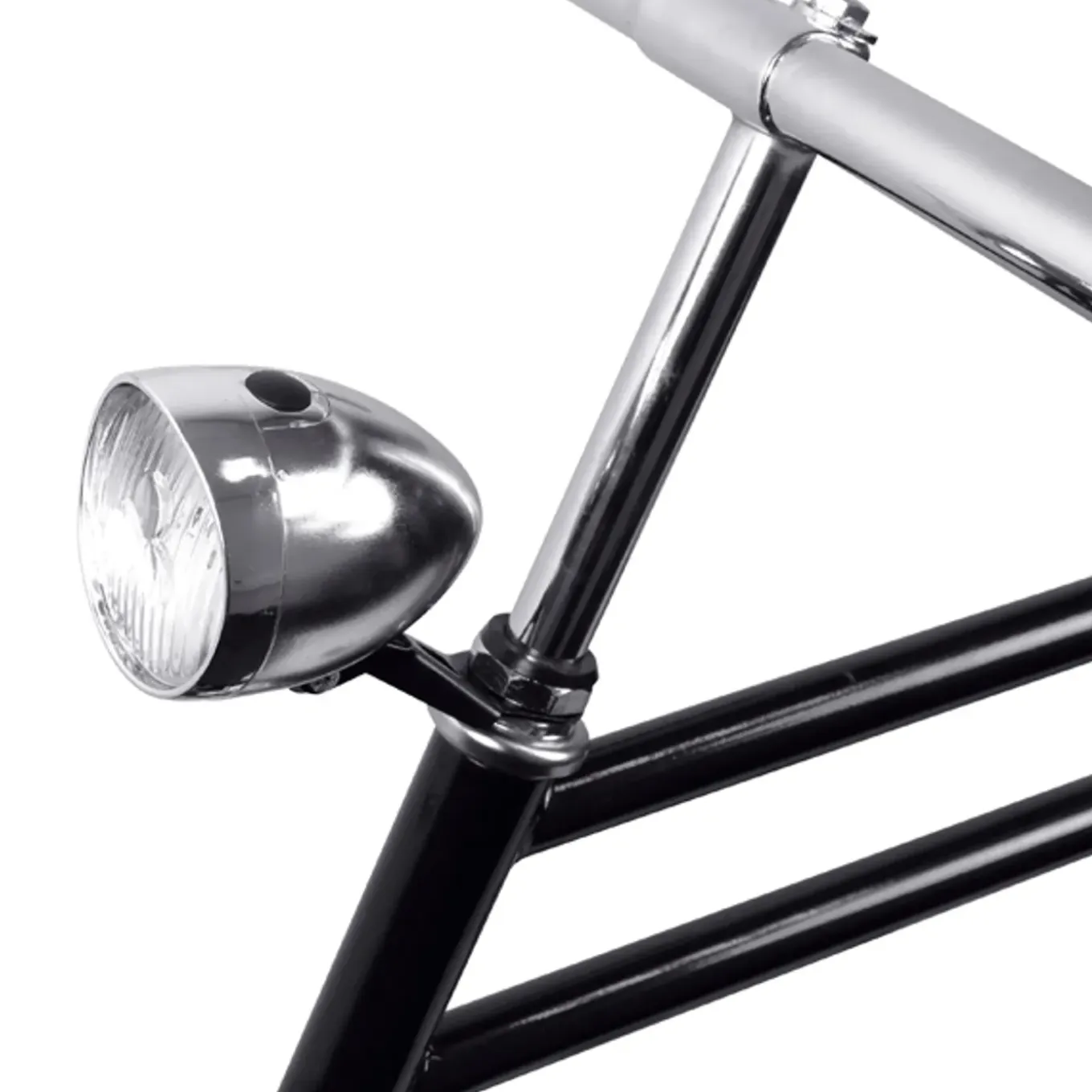 Dresco koplamp klassiek chroom LED