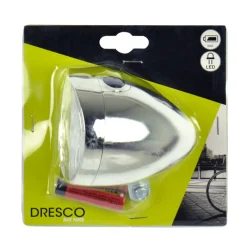 Dresco koplamp klassiek chroom LED