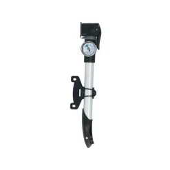 Dresco mini fietspomp met manometer 29,6cm