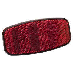Dresco reflector rood/zwart 112x54mm