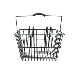 Dresco stalen fietsmand 20 liter