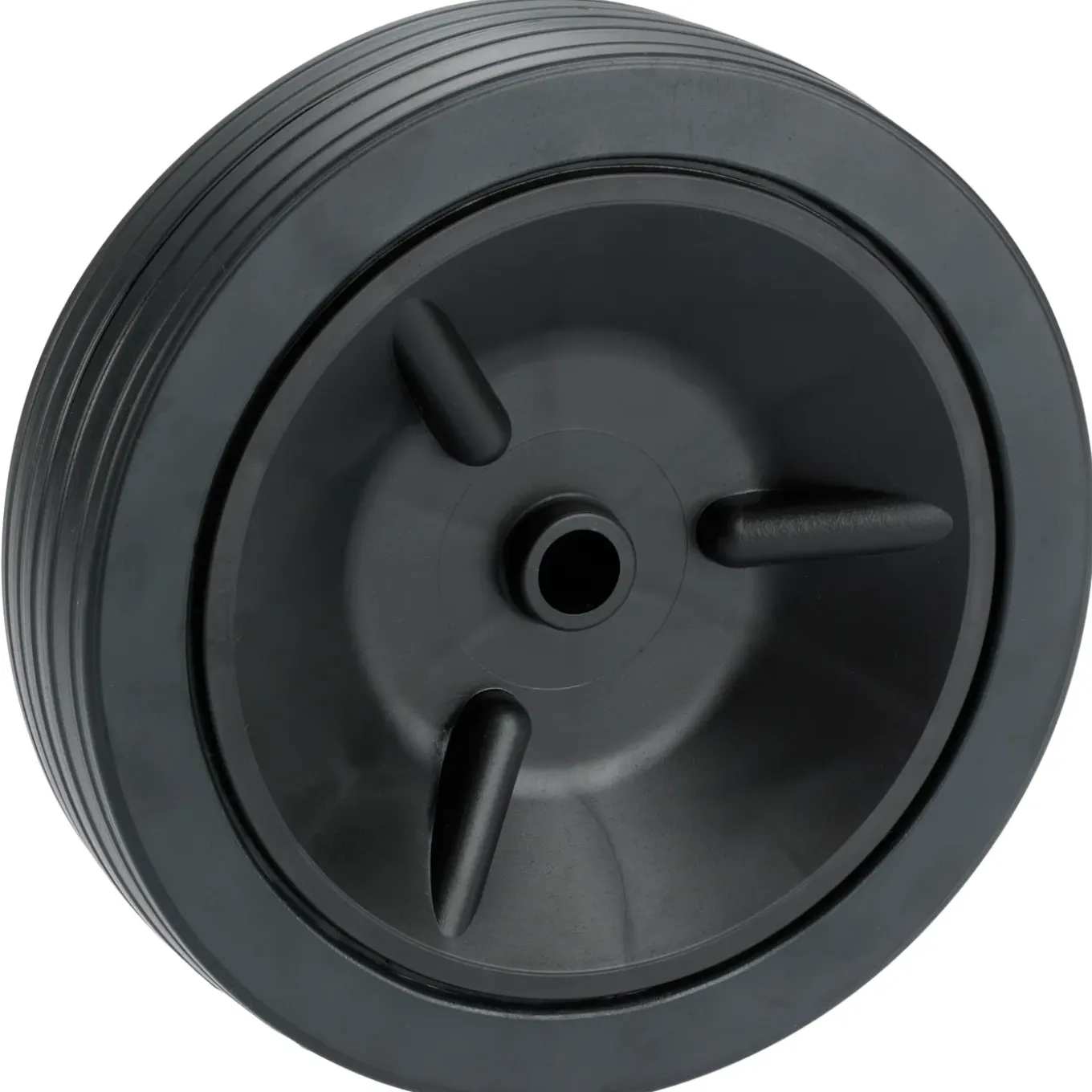 Dörner Helmer Grasmaaierwiel - PVC - Zwarte Velg - 150x38mm