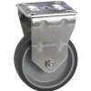 Dörner Helmer Vast Wiel voor Meubels - Voor alle vloertypes - Rubber - met plaat - diam. 50mm