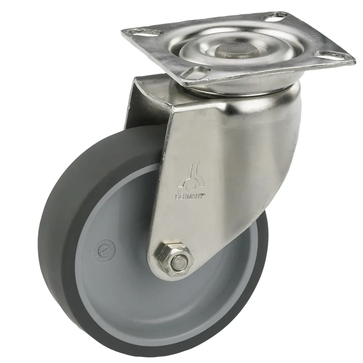 Dorner Helmer Dörner Helmer Zwenkwiel voor Meubels - voor alle vloertypes - Kunststof - met plaat - diam. 50mm