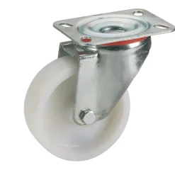 Dorner Helmer Dörner Helmer Zwenkwiel voor Meubels - Gemiddelde Last - Polypropyleen - met plaat - diam. 80mm