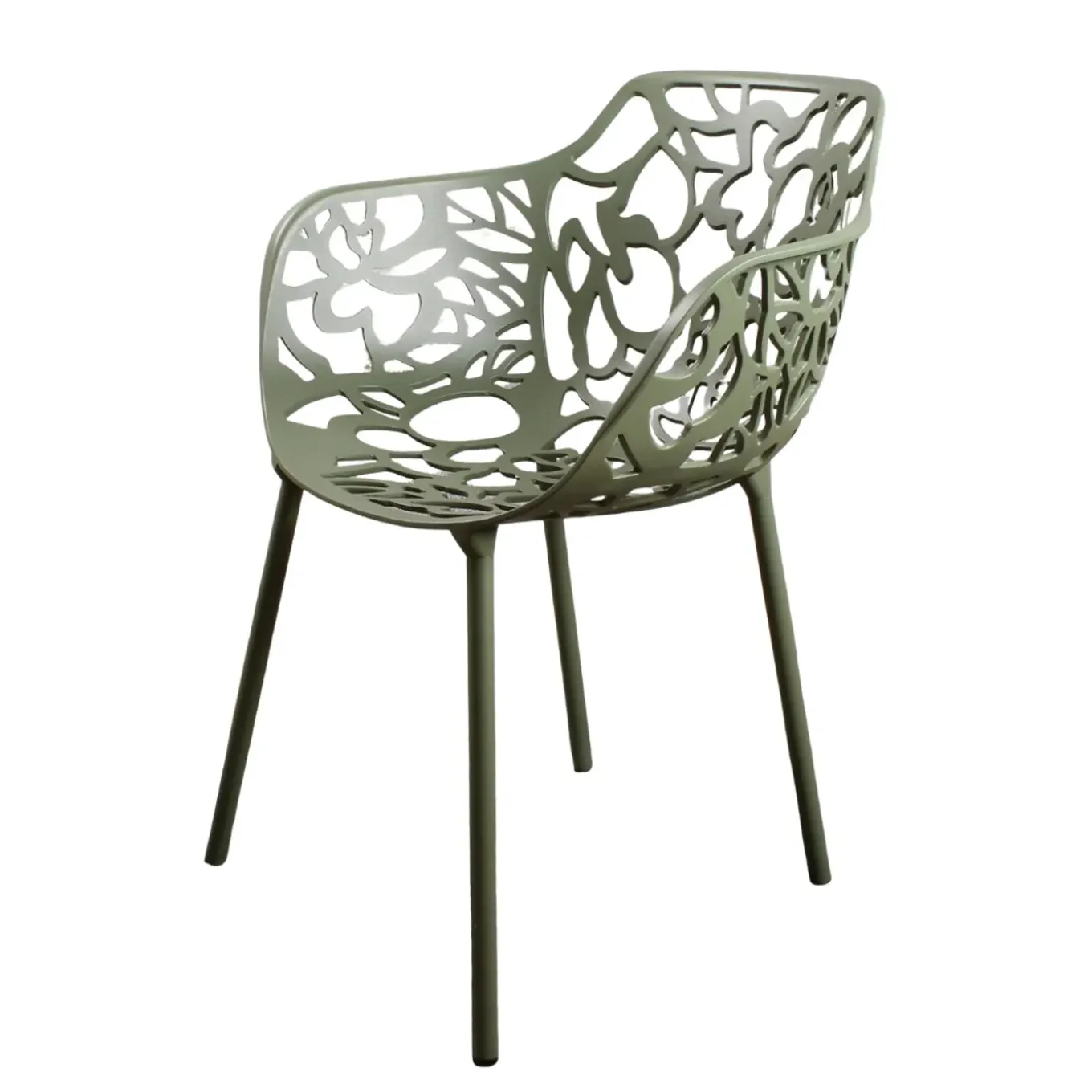 Ds4u - Cast Magnolia Stoel Met Arm Avocado