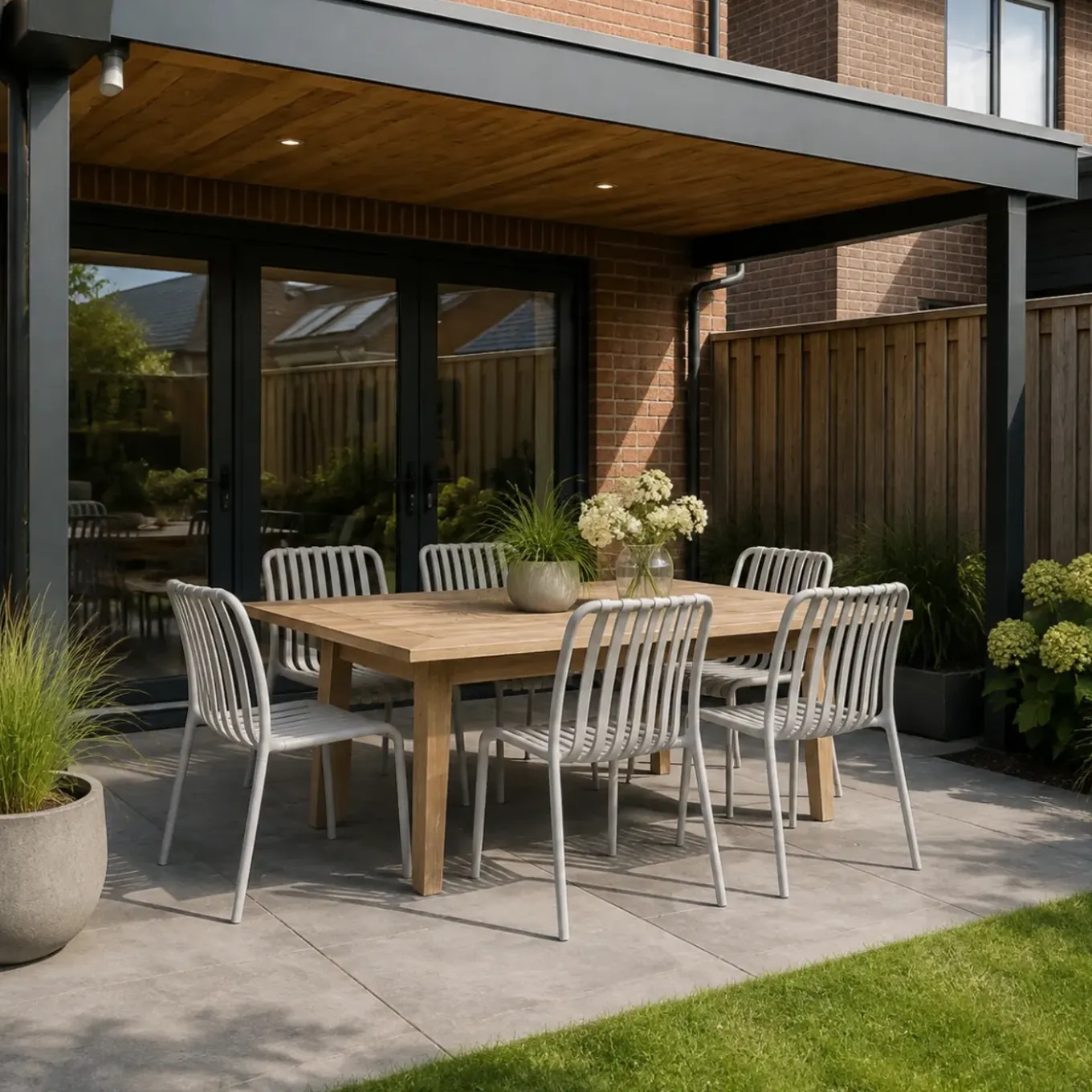 Ds4u - Max Tuinstoel Zonder Arm - Grijs