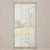 DTCH Vliegengordijn - Lamellengordijn - Inkortbaar - Zonder Boren - Gebroken Wit - 95 X 235 Cm