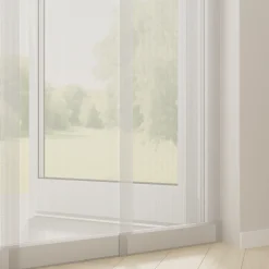 DTCH Vliegengordijn - Lamellengordijn - Inkortbaar - Zonder Boren - Gebroken Wit - 95 X 235 Cm