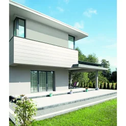Dumaplast Dumaclin gevelbekleding T08 wit - mat - 18,5x240 cm - pakketinhoud 2,66 m² - 6 stuks