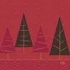 Duni Kerst Thema Servetten - 20x St - 33 X 33 Cm - Met Kerstbomen