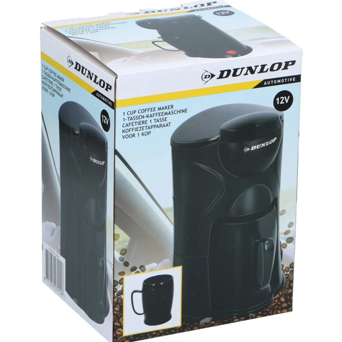 Dunlop Koffiezetapparaat 1 Kop 12v Incl. Mok