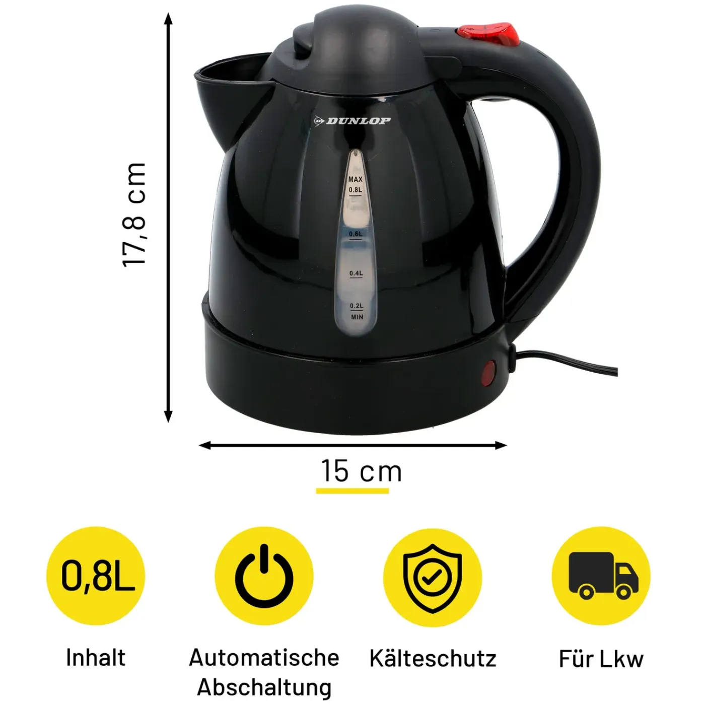 Dunlop Reiswaterkoker 24v 0.8l