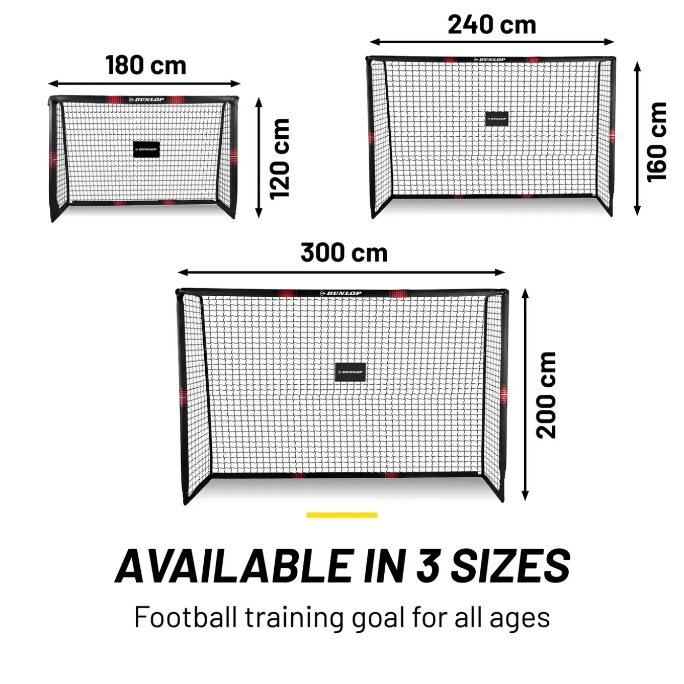 Dunlop Voetbaldoel 300 X 200 X 120cm