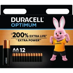 Duracell Alkaline Optimum Aa 12st.