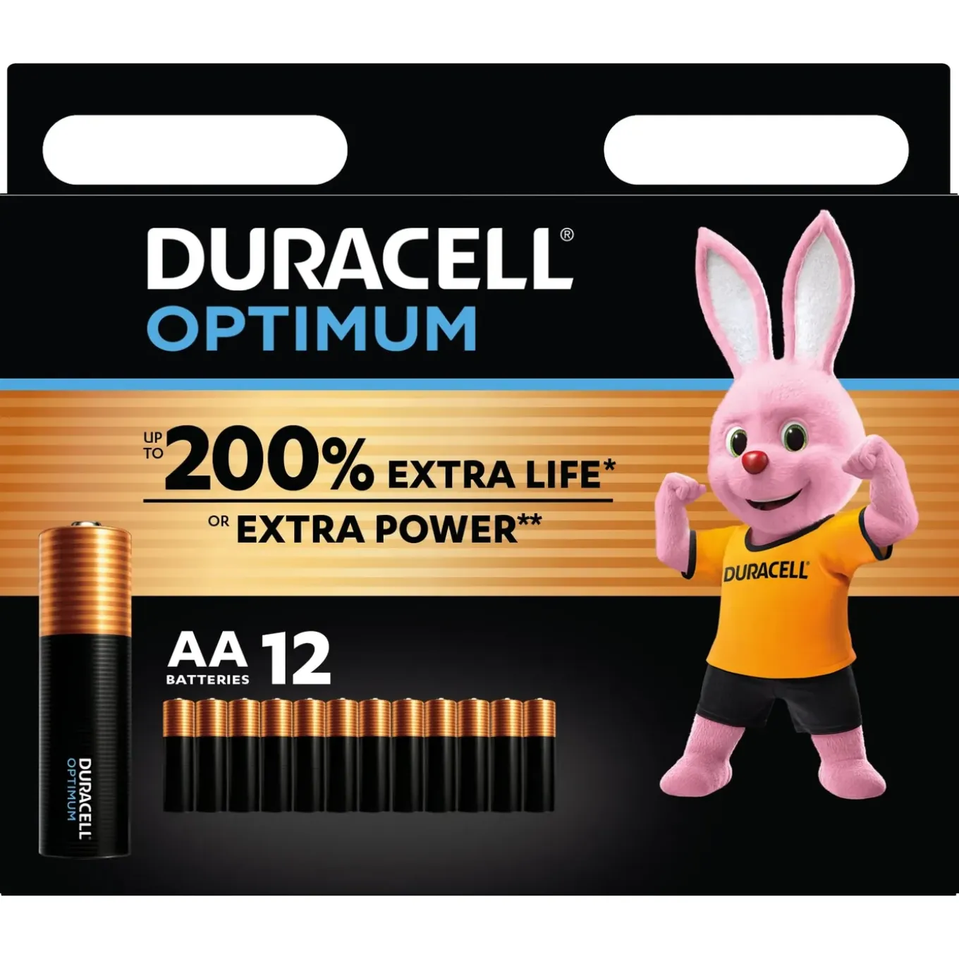 Duracell Alkaline Optimum Aa 12st.