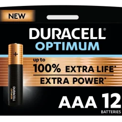 Duracell Alkaline Optimum Aaa 12st.