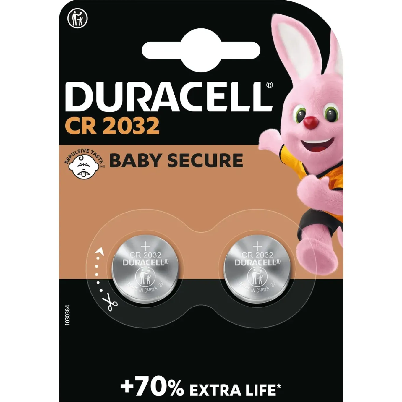 Duracell Knoopcelbatterijen 2032 2st.
