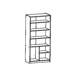 Overig Duraline 2-deurs multifunctionele kast