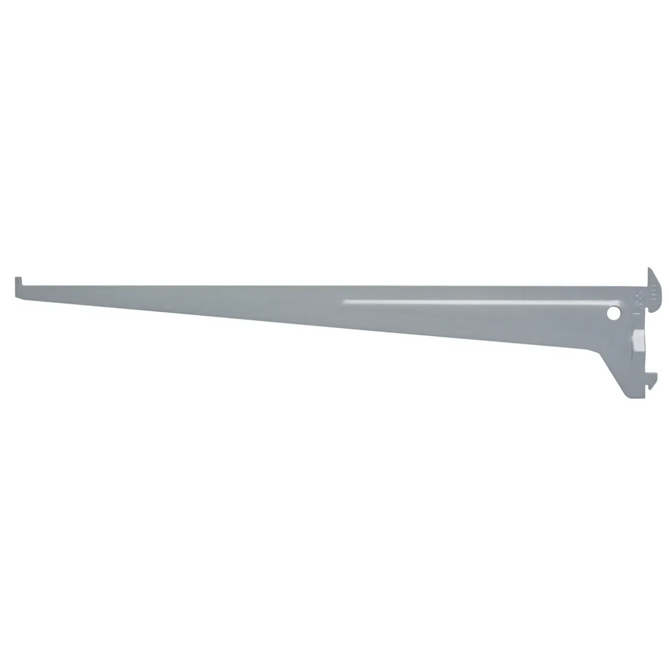 Duraline f-drager enkel mat zilver 40cm